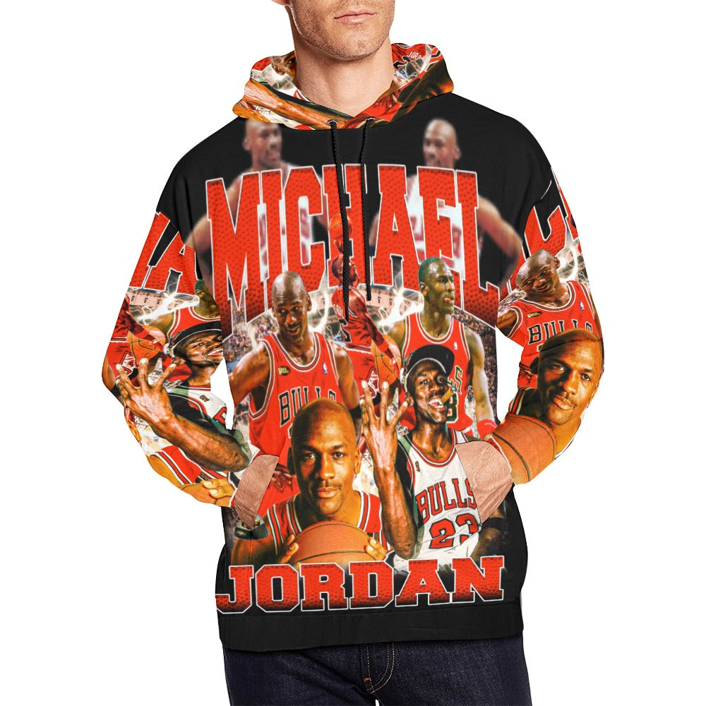 M J HOODIE All Over Print Hoodie for Men