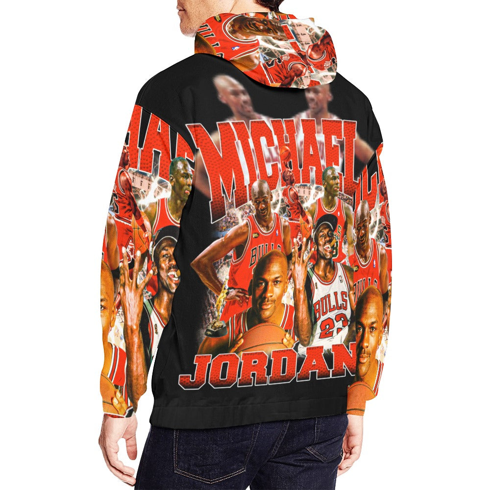M J HOODIE All Over Print Hoodie for Men