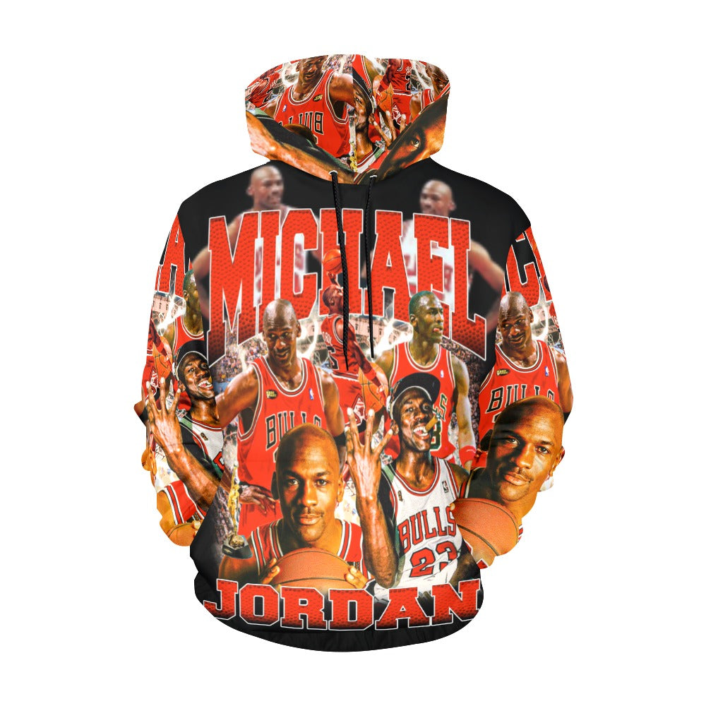 M J HOODIE All Over Print Hoodie for Men