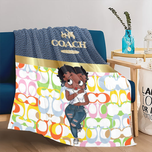 Coach Betty Boop  Ultra-Soft Micro Fleece Blanket 32"x48"