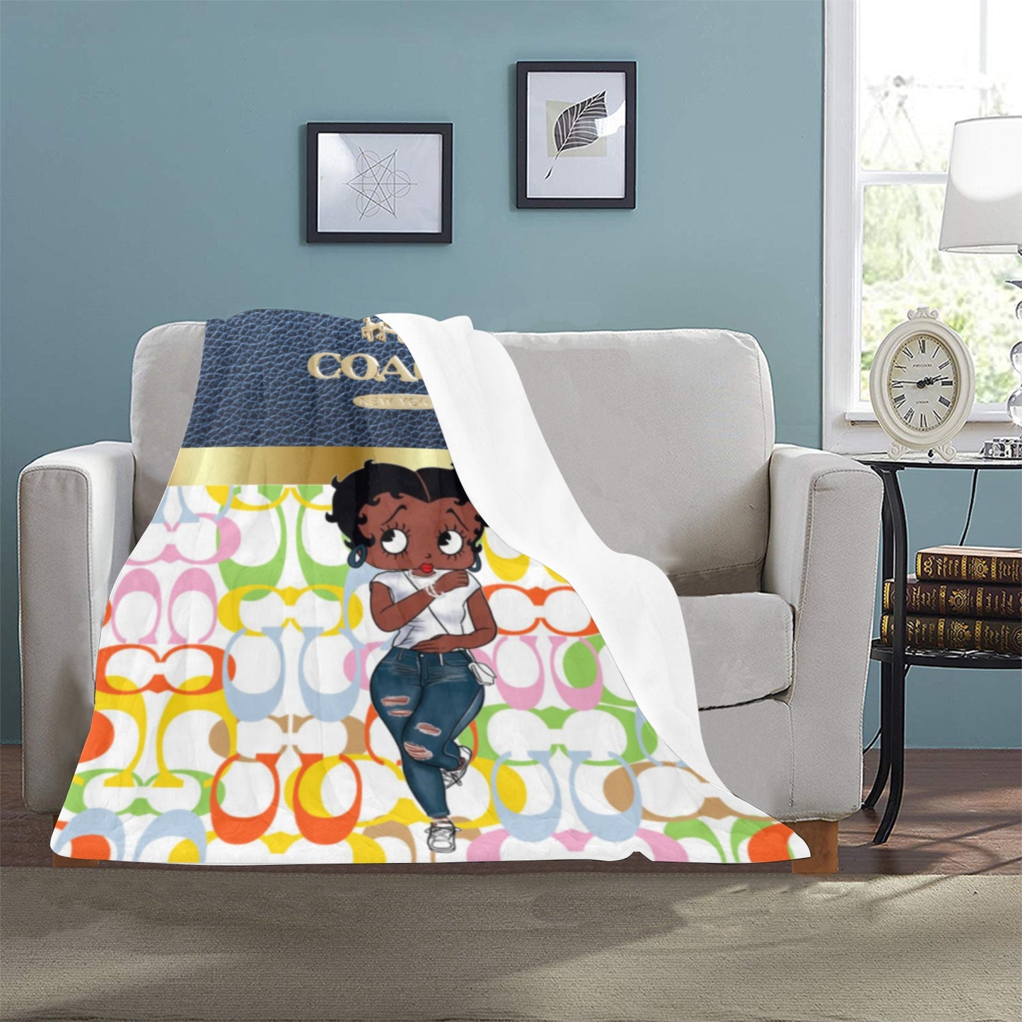 Coach Betty Boop  Ultra-Soft Micro Fleece Blanket 32"x48"