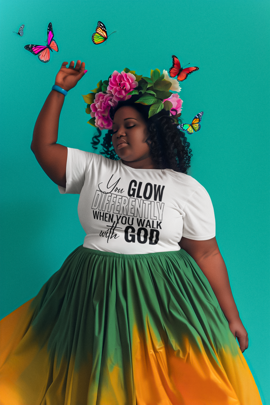 Glow different with God T-Shirt