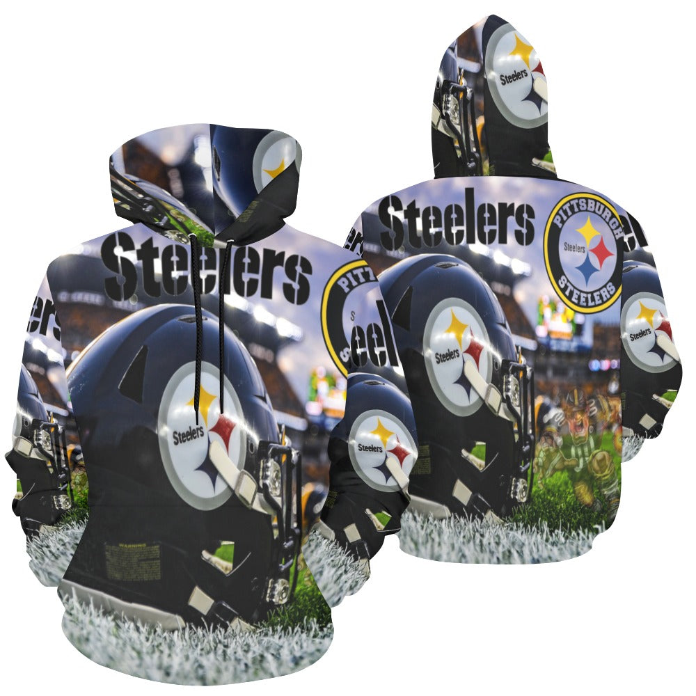 Custom Steelers Ladies Hoodie All Over Print Hoodie for Women