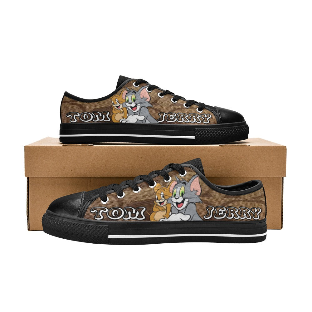 Tom & Jerry Kids Designer Shoes Low Top Canvas Shoes for Kids