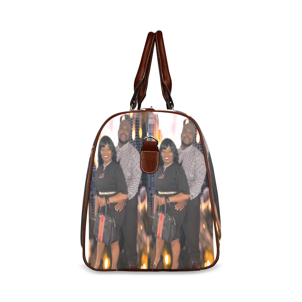 Custom Couples Design Waterproof Travel Bag/Small