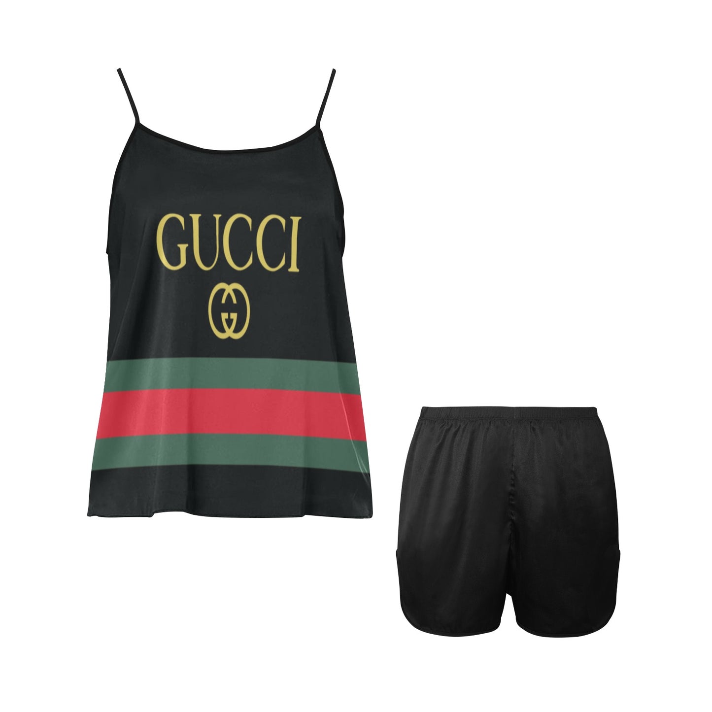 Women's Spaghetti Strap Short Pajama Set