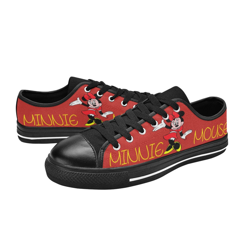 Minnie Mouse shoes Women's Classic Canvas Shoes