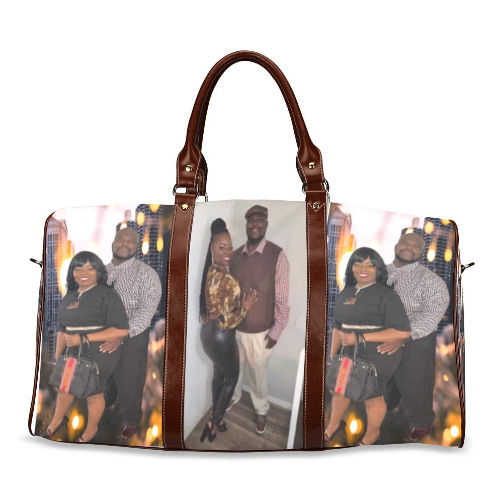 Custom Couples Design Waterproof Travel Bag/Small