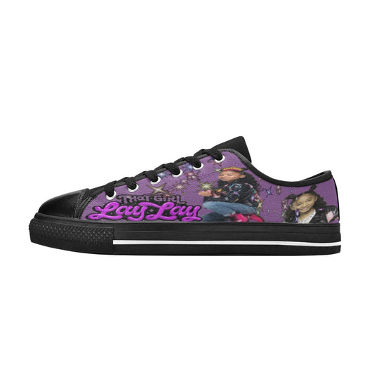 That girl Lay Lay  Low Top Canvas Shoes for Kid