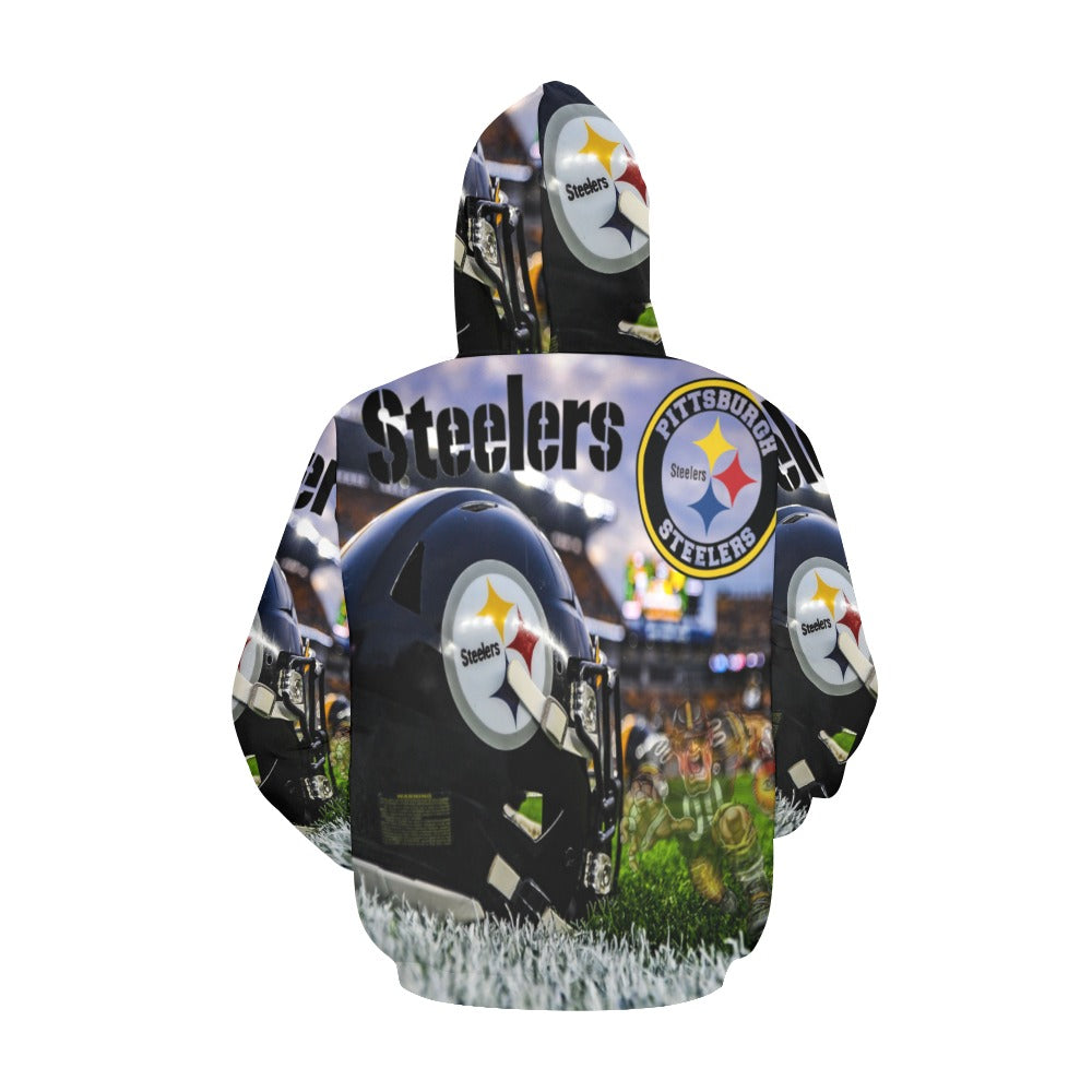 Custom Steelers Ladies Hoodie All Over Print Hoodie for Women
