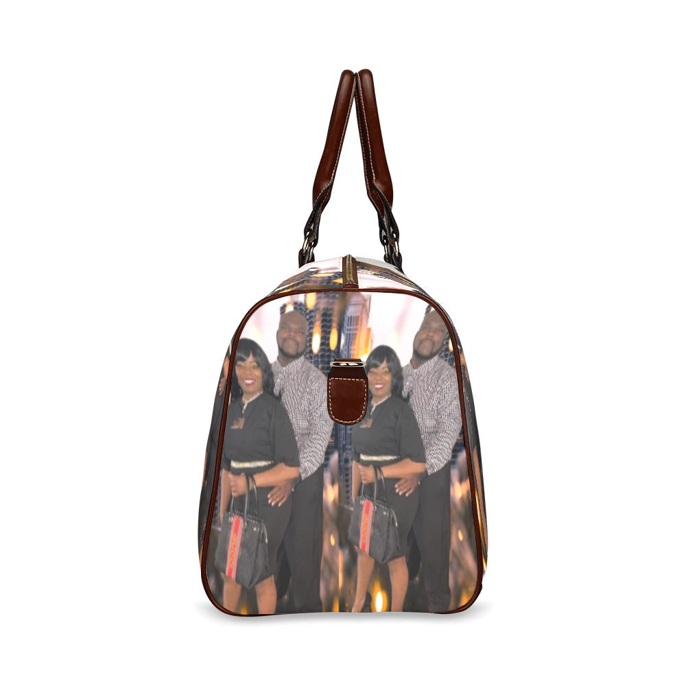 Custom Couples Design Waterproof Travel Bag/Small