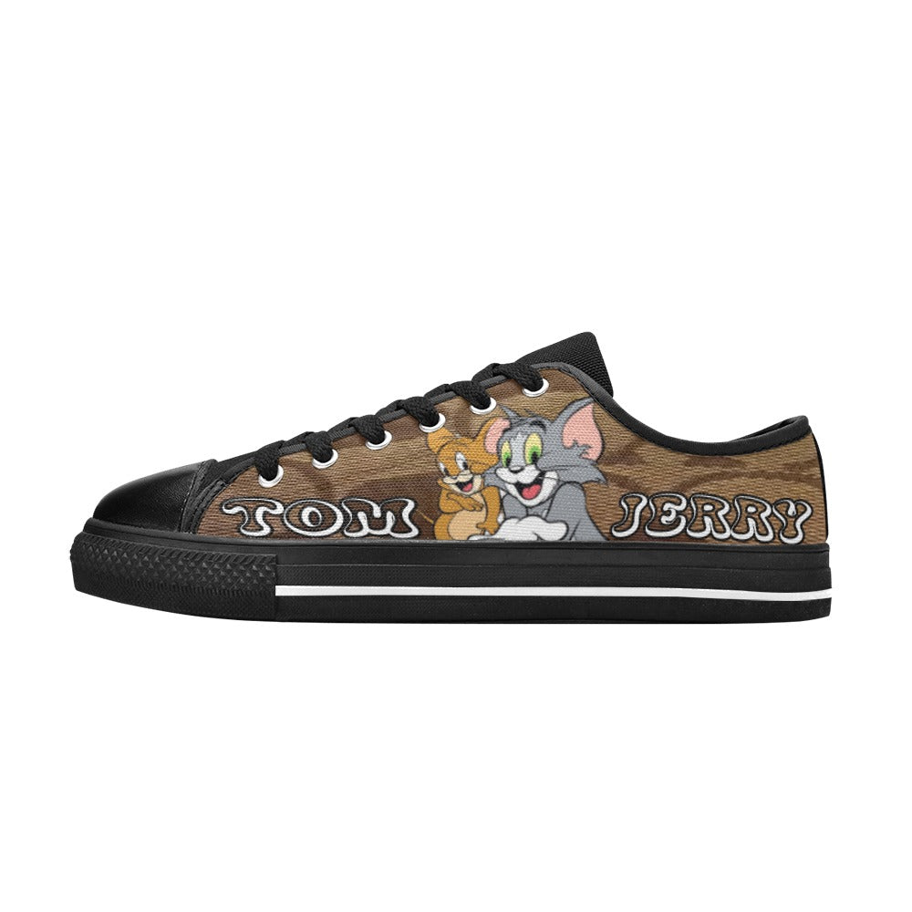 Tom & Jerry Kids Designer Shoes Low Top Canvas Shoes for Kids